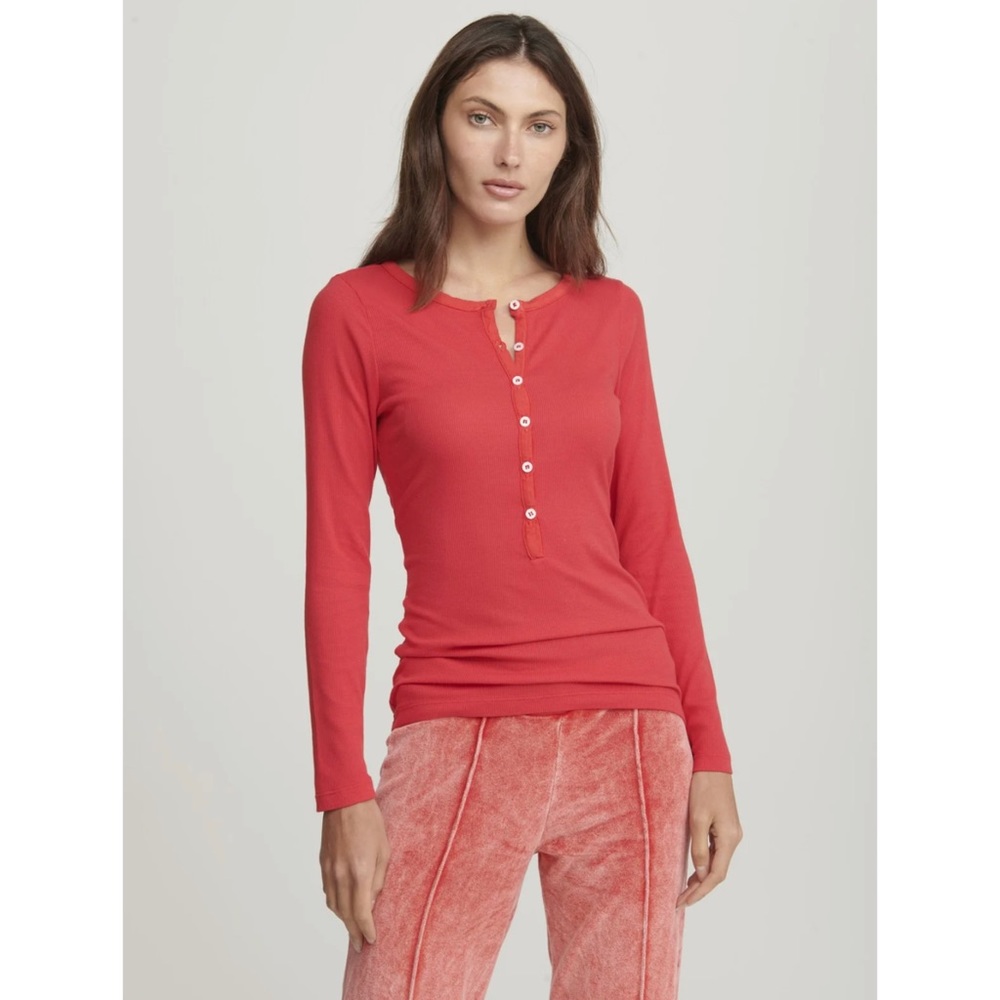 NWOT-MODA International Clothing half button-up Top